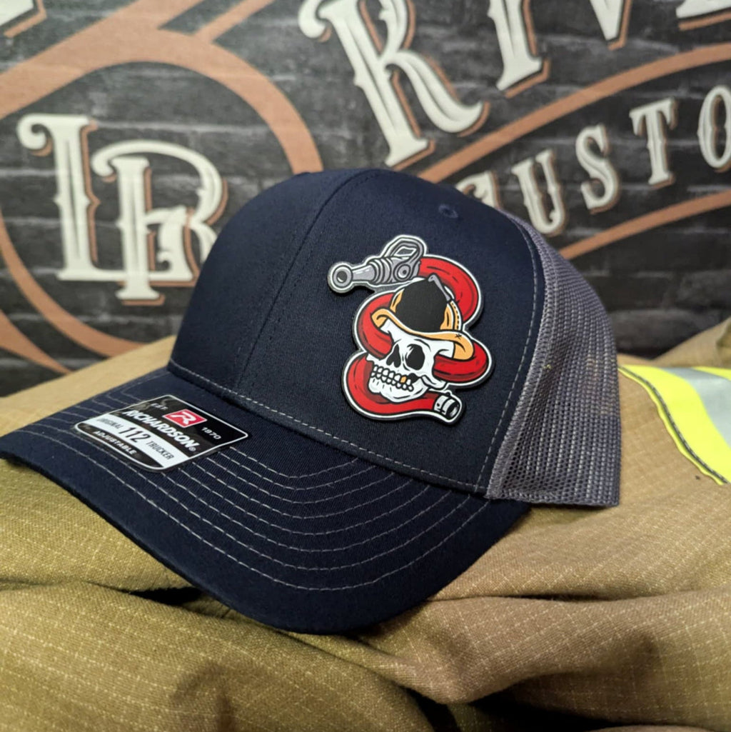 Get Hosed Firefighter Leather Patch Hat