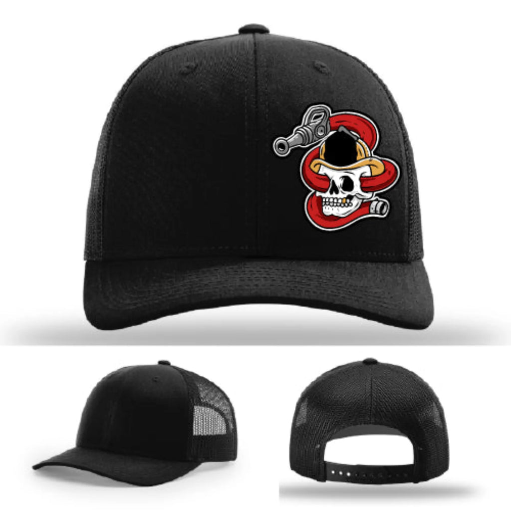 Get Hosed Firefighter Leather Patch Hat