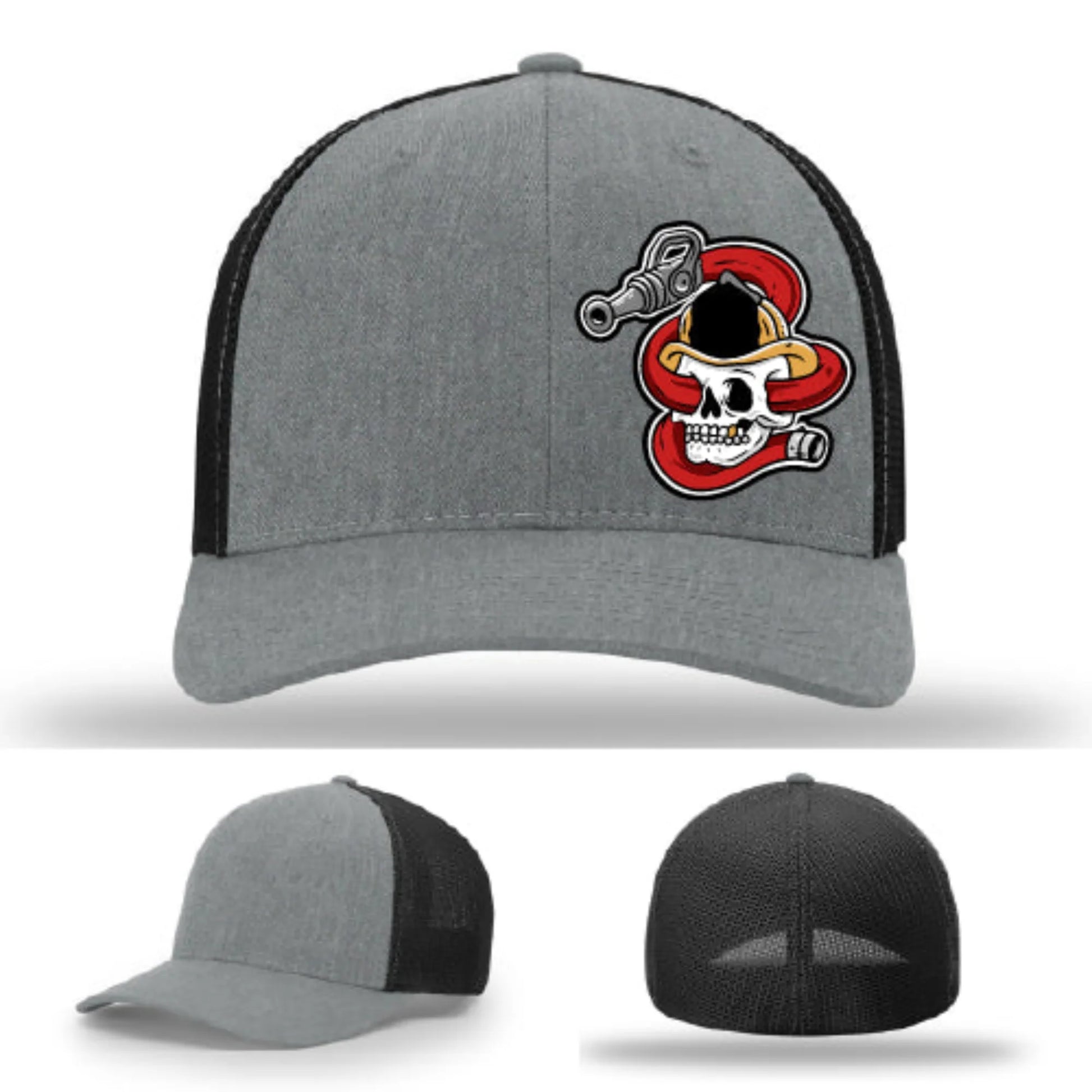 Get Hosed Firefighter Leather Patch Hat