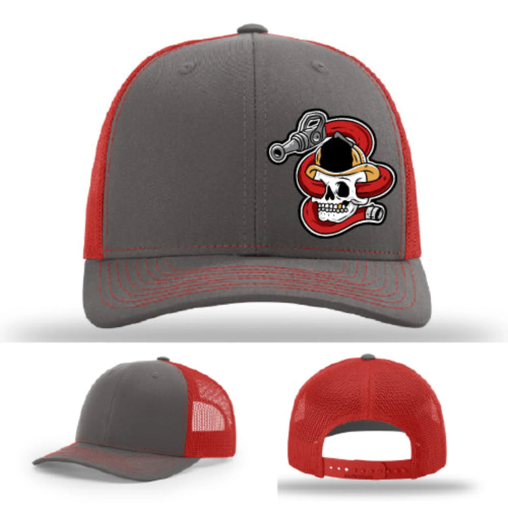 Get Hosed Firefighter Leather Patch Hat