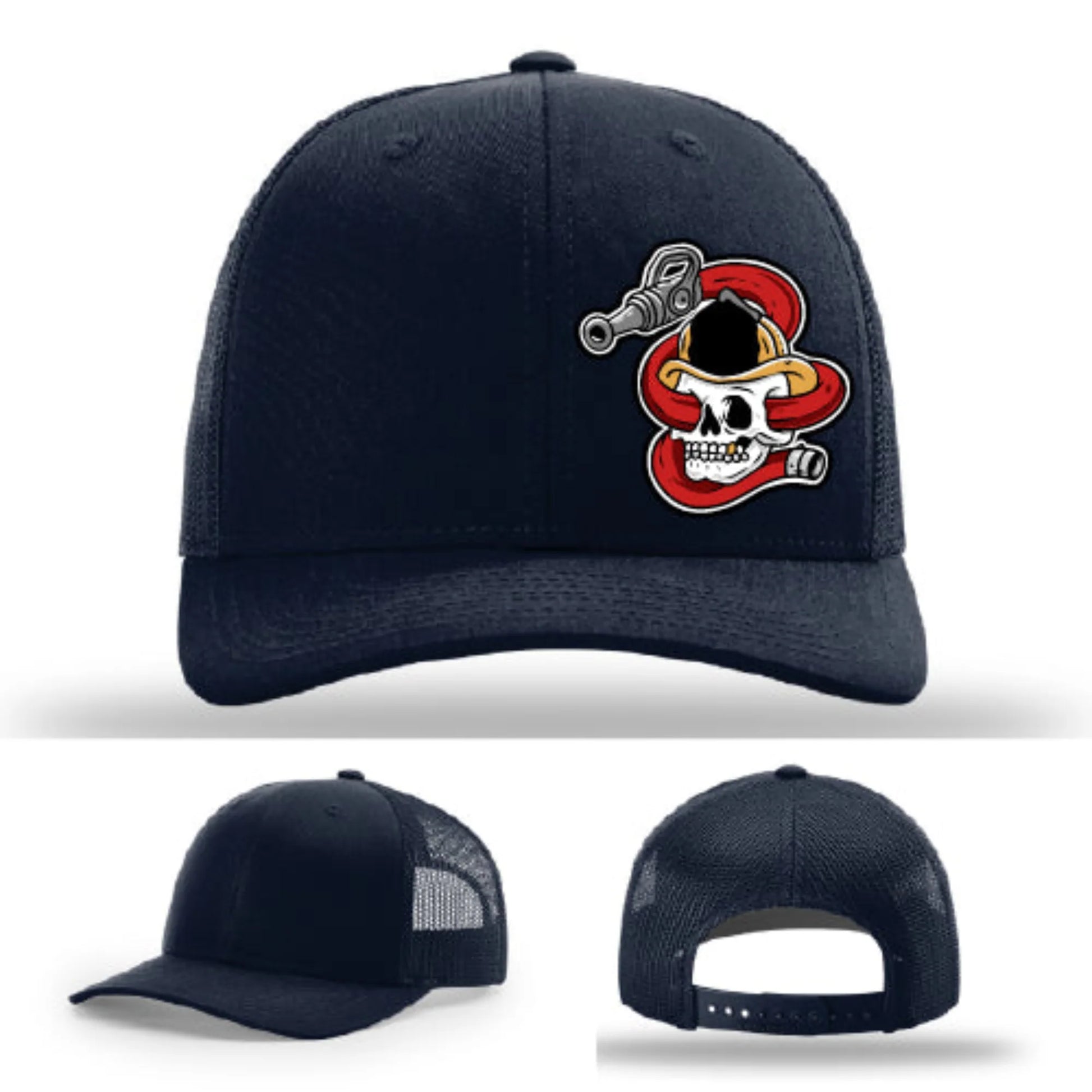 Get Hosed Firefighter Leather Patch Hat