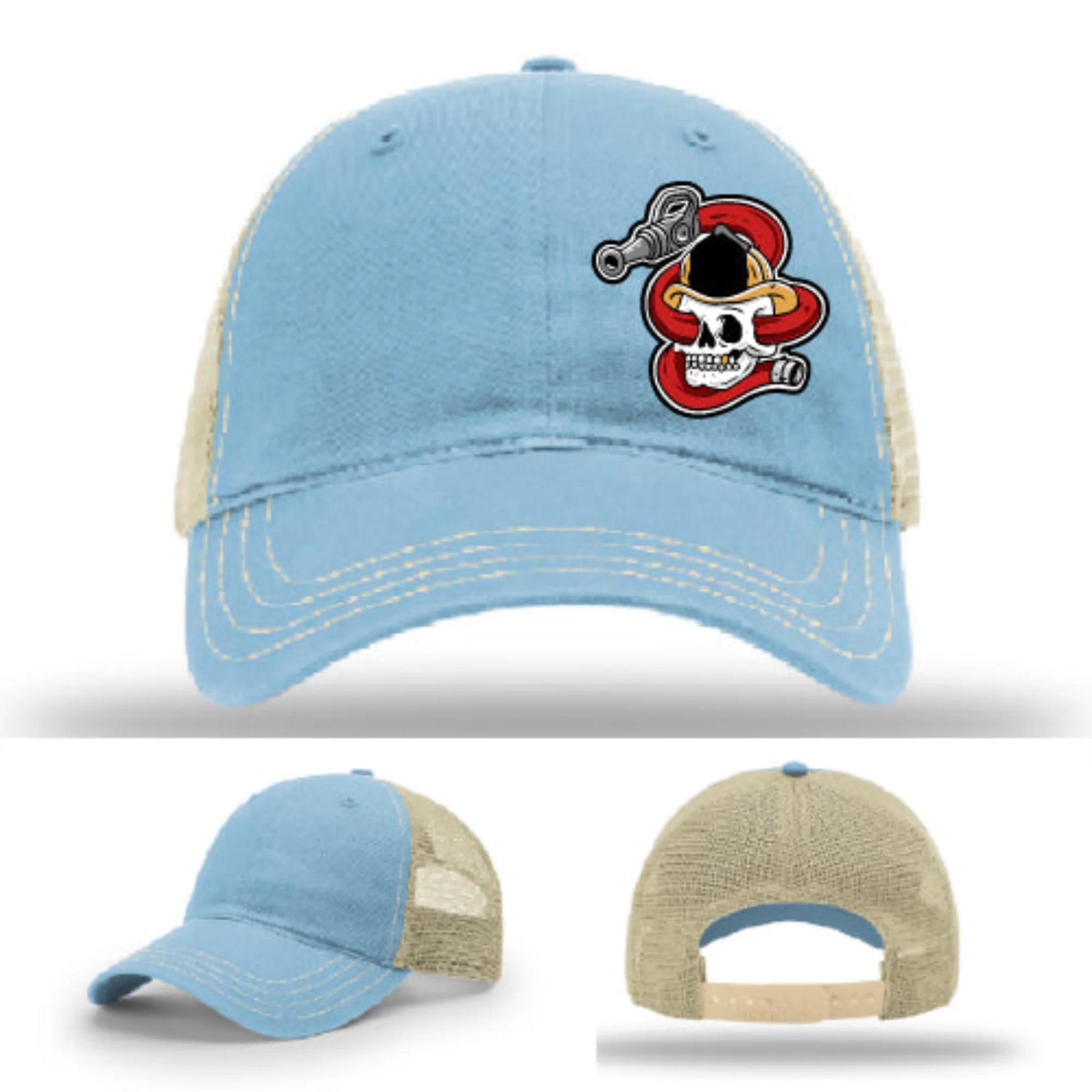 Get Hosed Firefighter Leather Patch Hat