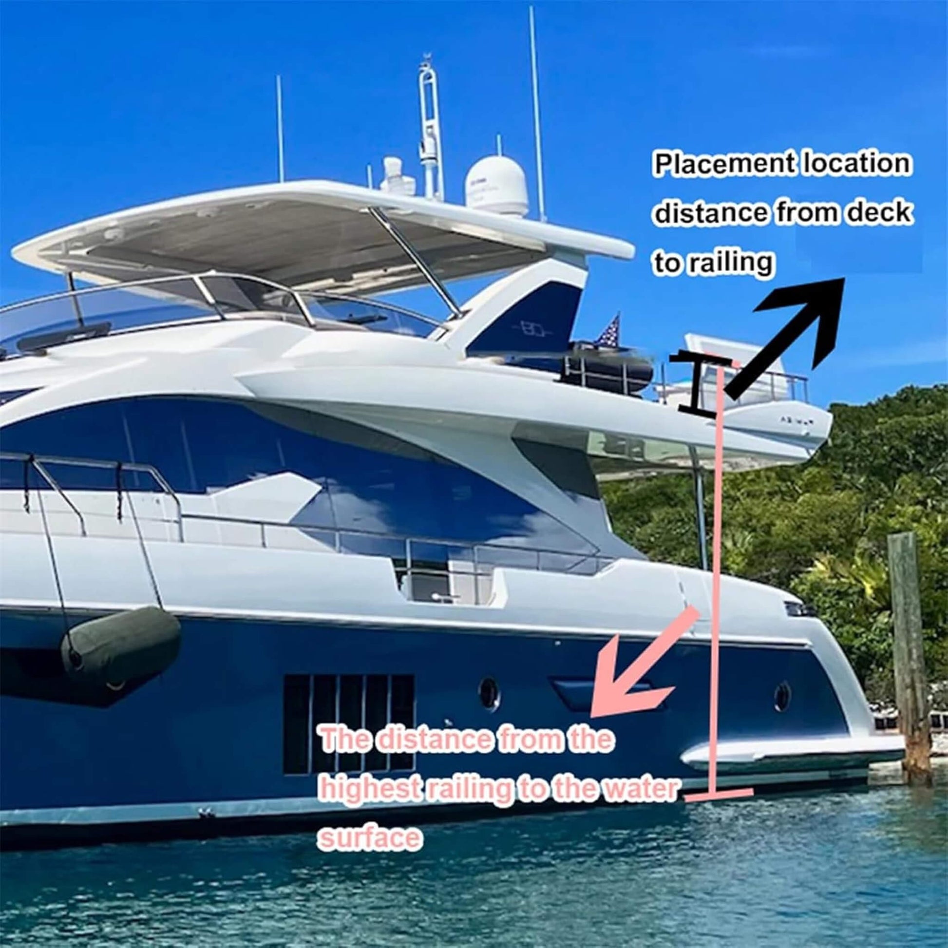 Giant Inflatable Luxury Yacht Slide With Air Pump And Protection Net [Made-To-Order] (SAK43586)