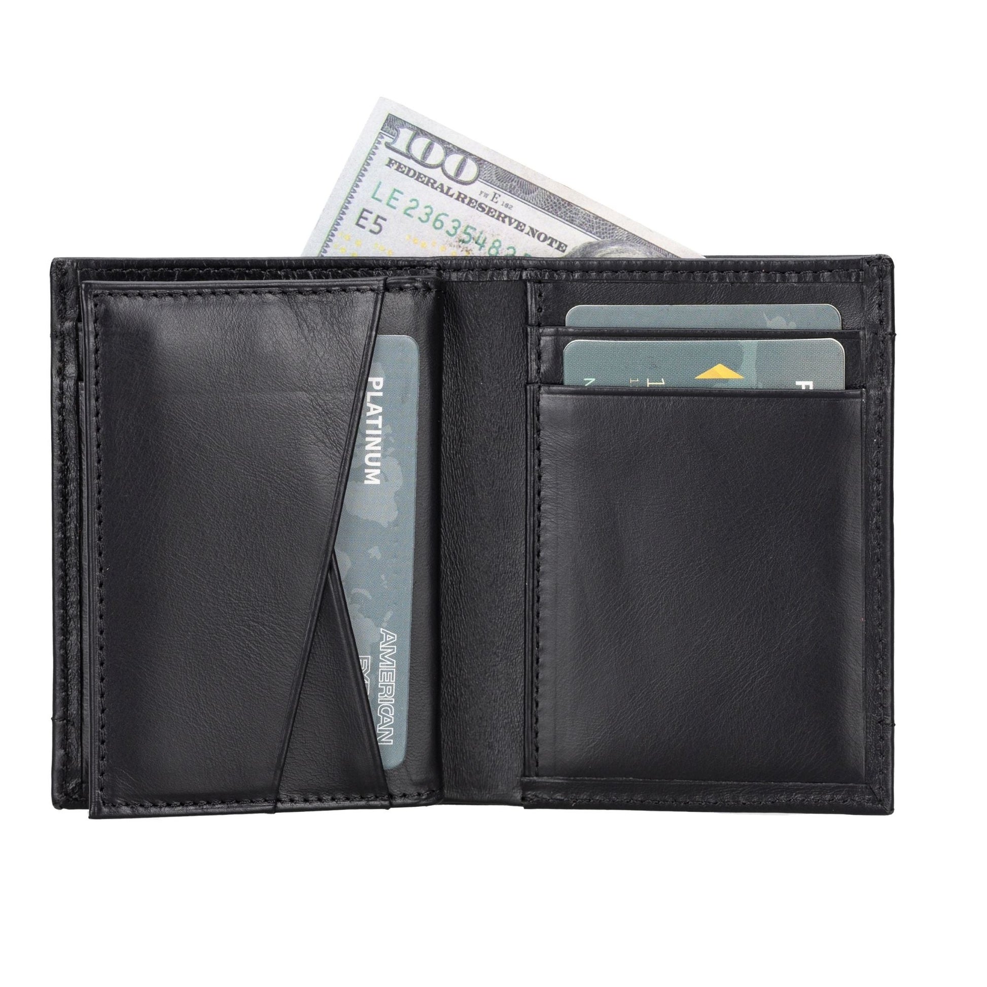 Glendo Apple AirTag Slot Leather Wallet, Handcrafted, Unisex