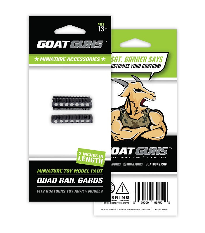 GoatGuns Diecast Mini Quad Rail Handguards for AR15 Base Models
