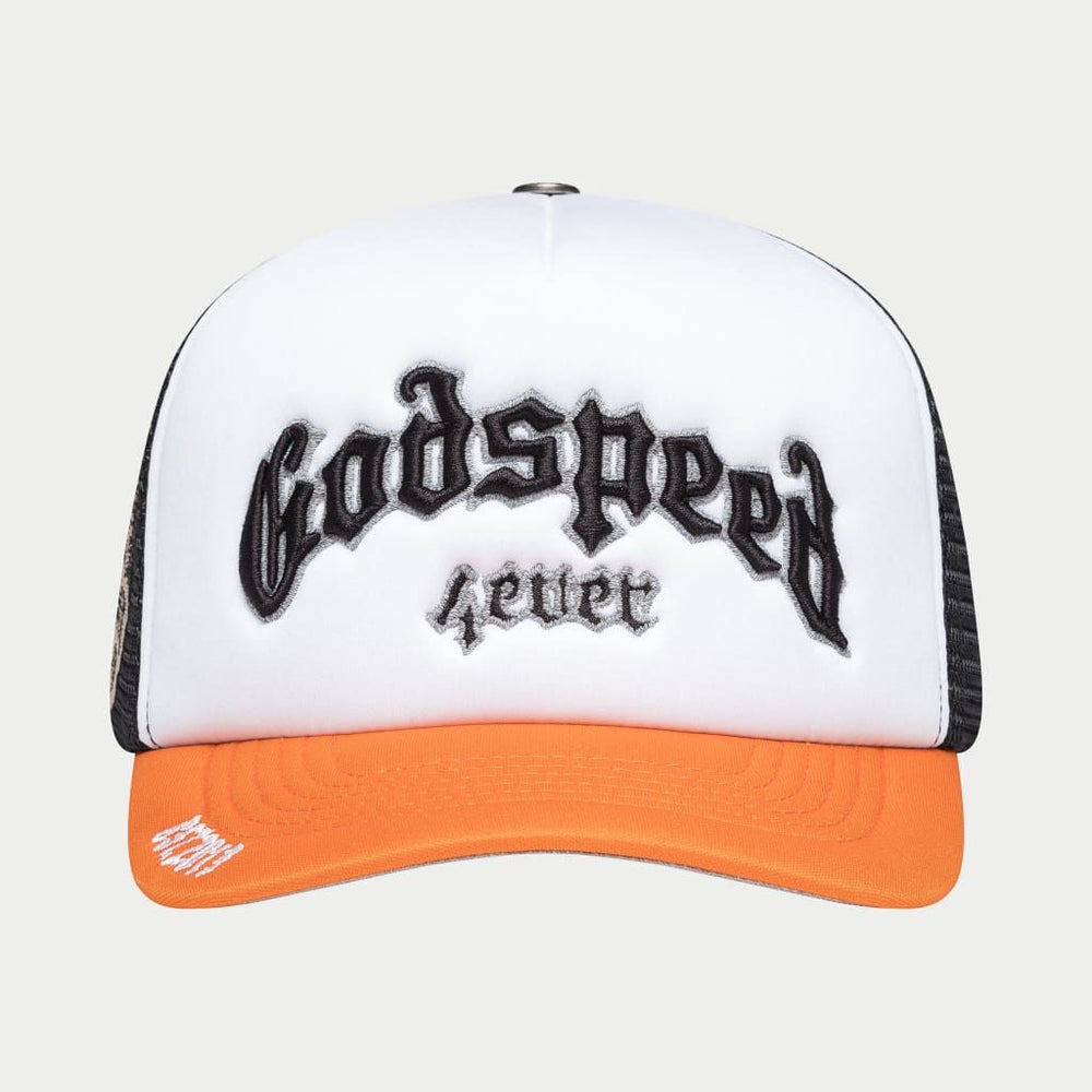 Godspeed Orange Gs Forever Foam Trucker Hat