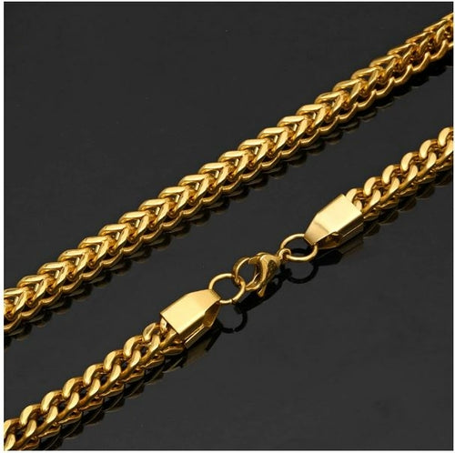 5mm Solid Stainless Steel Franco Chain Durable High Polish