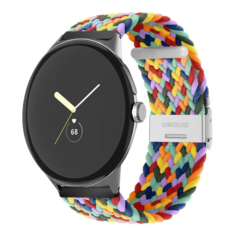 Google Pixel Watch 1 2 3 4 41mm 45mm Nylon Band-Breathable