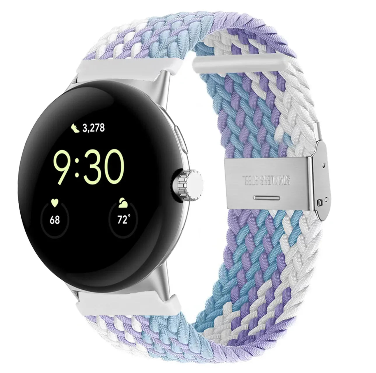 Google Pixel Watch 1 2 3 4 41mm 45mm Nylon Band-Breathable