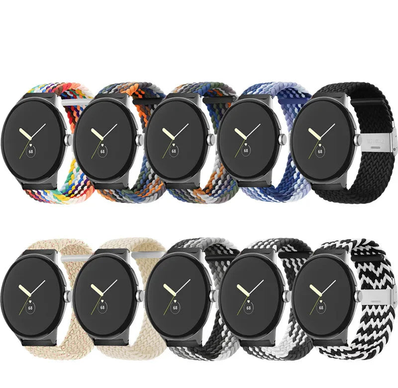 Google Pixel Watch 1 2 3 4 41mm 45mm Nylon Band-Breathable