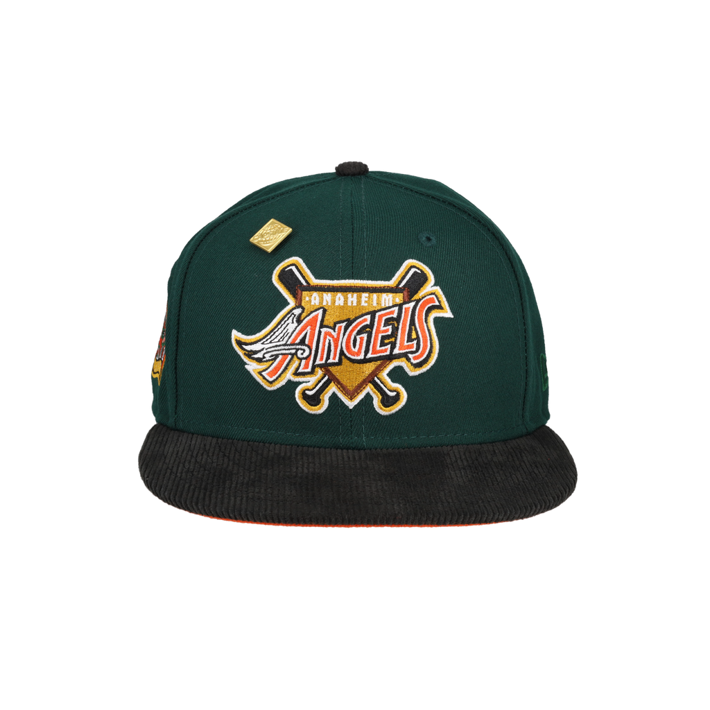 Anaheim Angels 40th Season Patch Corduroy Brim 59Fifty Fitted Hat