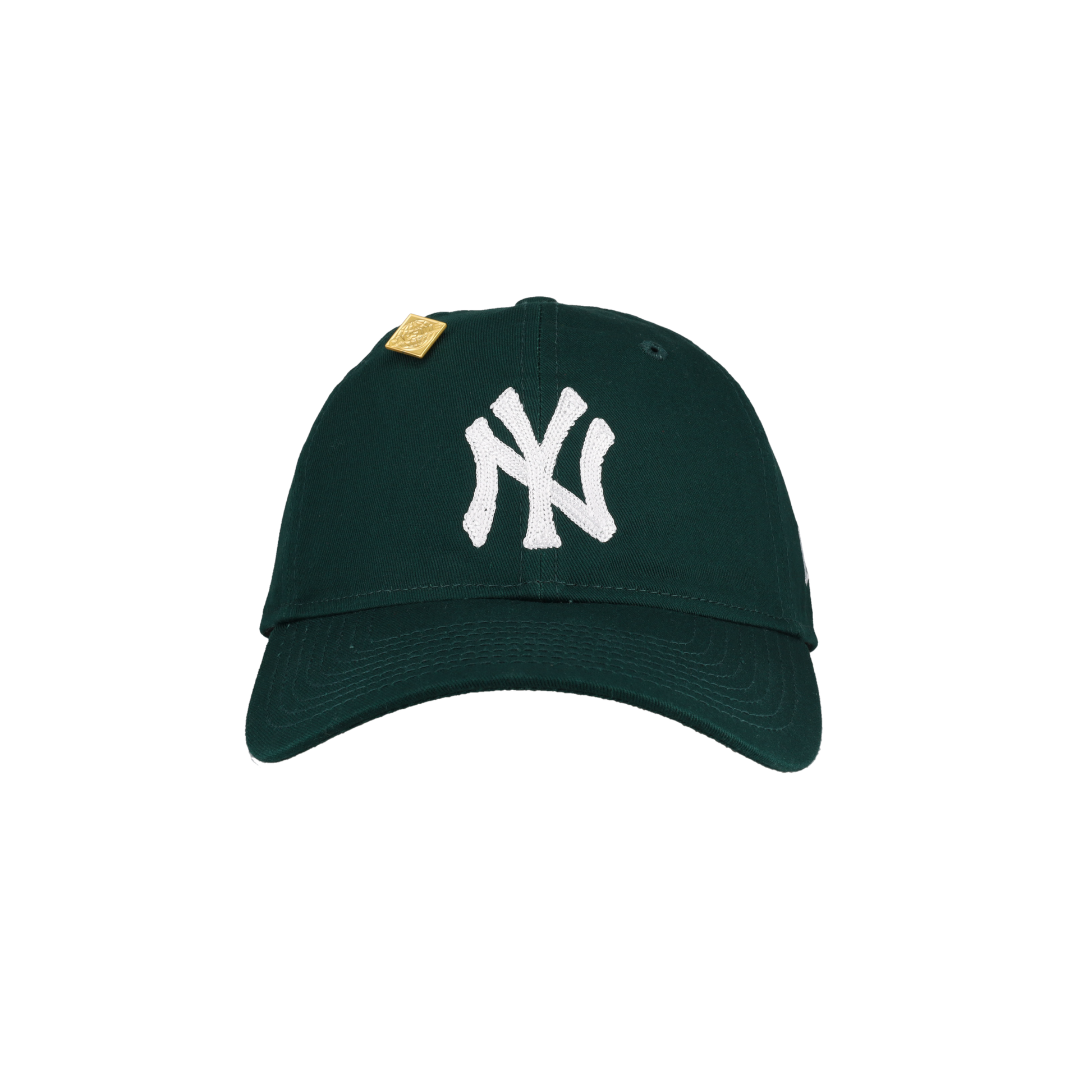 New York Yankees New Era 9Twenty Dad Hat (Chain Stitch Dark Green)