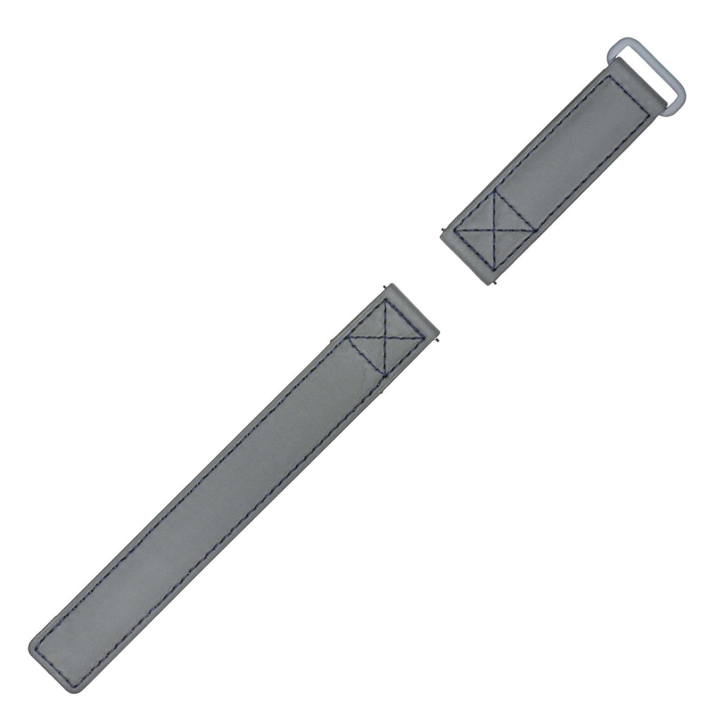 Grey Velcro® Watch Band 20mm