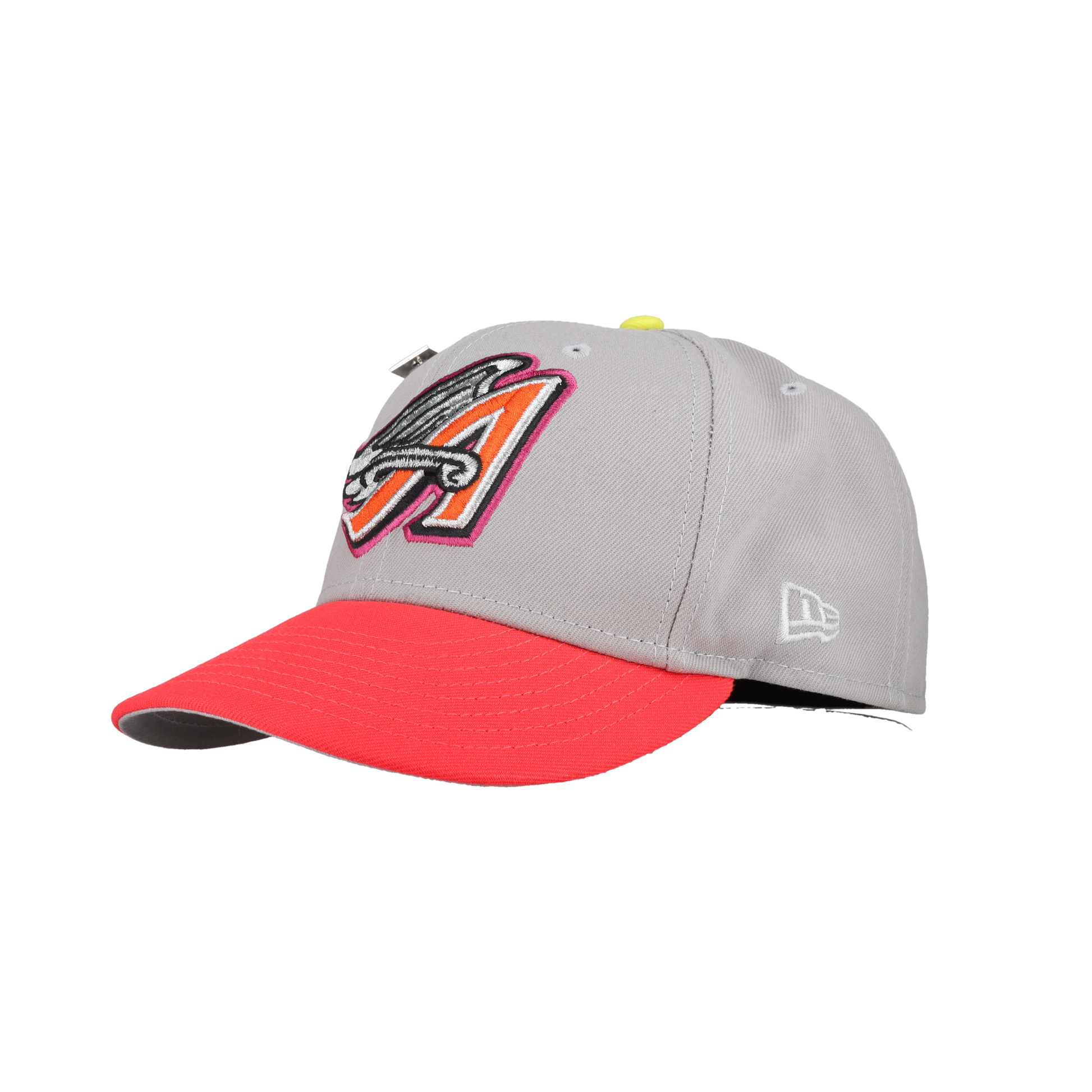 Anaheim Angels 50th Anniversary Patch Grey 59Fifty Fitted Hat