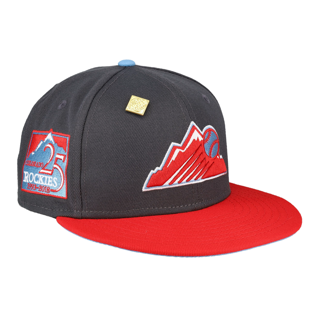 Colorado Rockies 25th Anniversary Patch New Era 59Fifty Fitted Hat