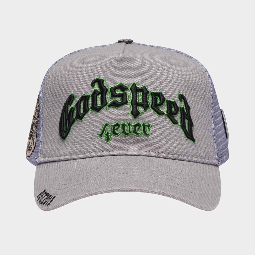 Godspeed Unisex Forever Trucker Hat Grey/Green