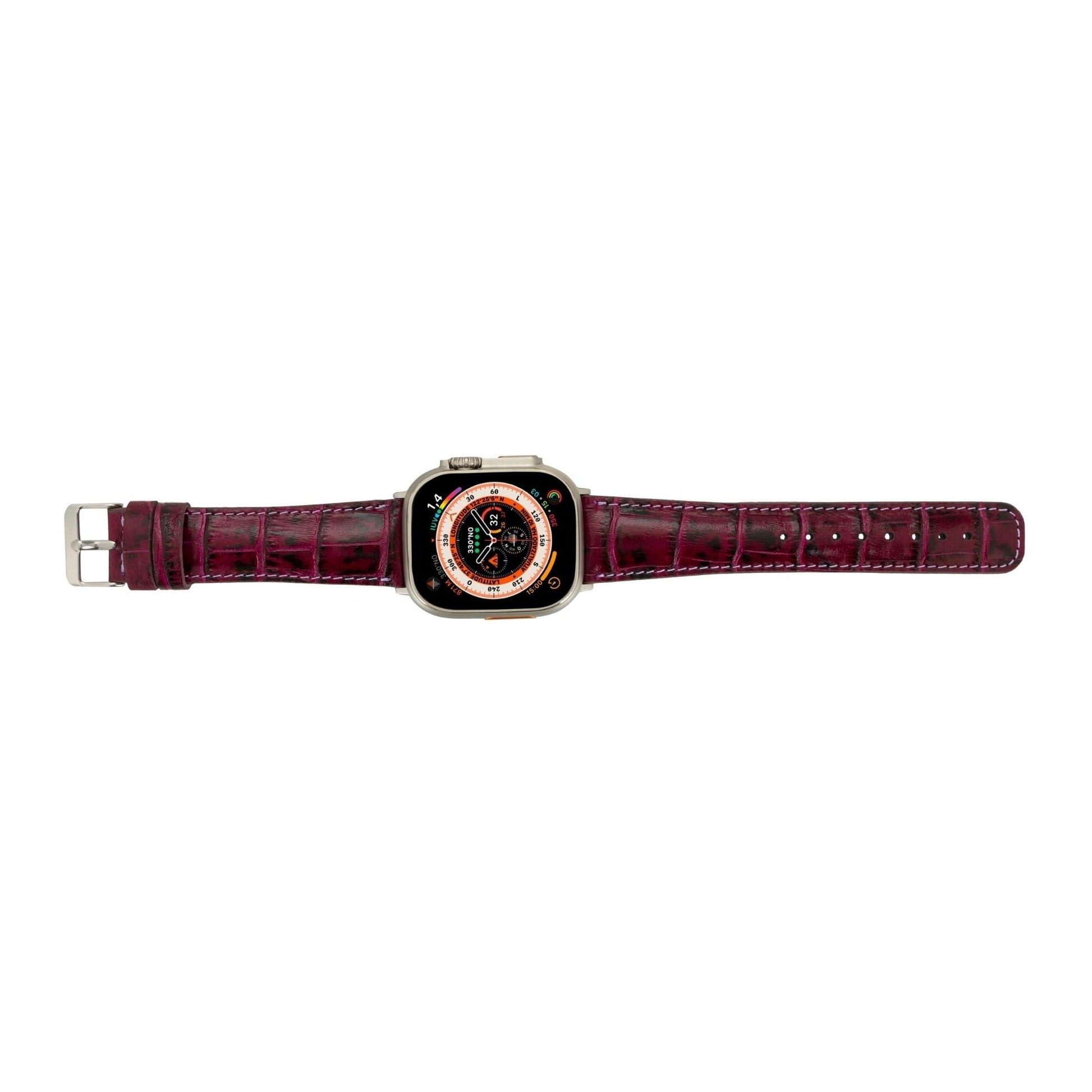 Guernsey Leather Bands for Apple Watch 9, Ultra 2 & SE