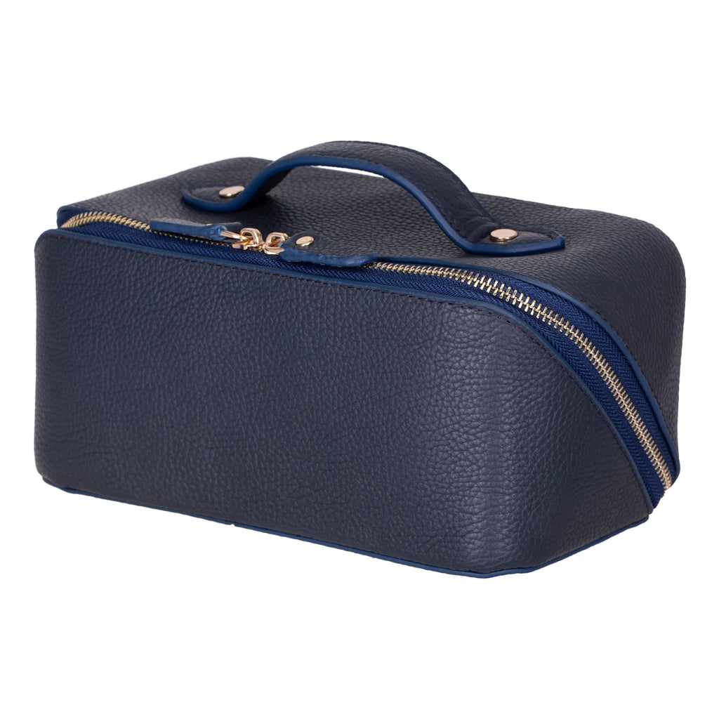 Haines Leather Cosmetic Bag – Stylish & Durable Makeup Bag for Travel