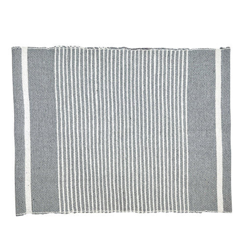 Handloom Ethiopian Striped Placemats Set Artisan Woven Cotton Dining Mats