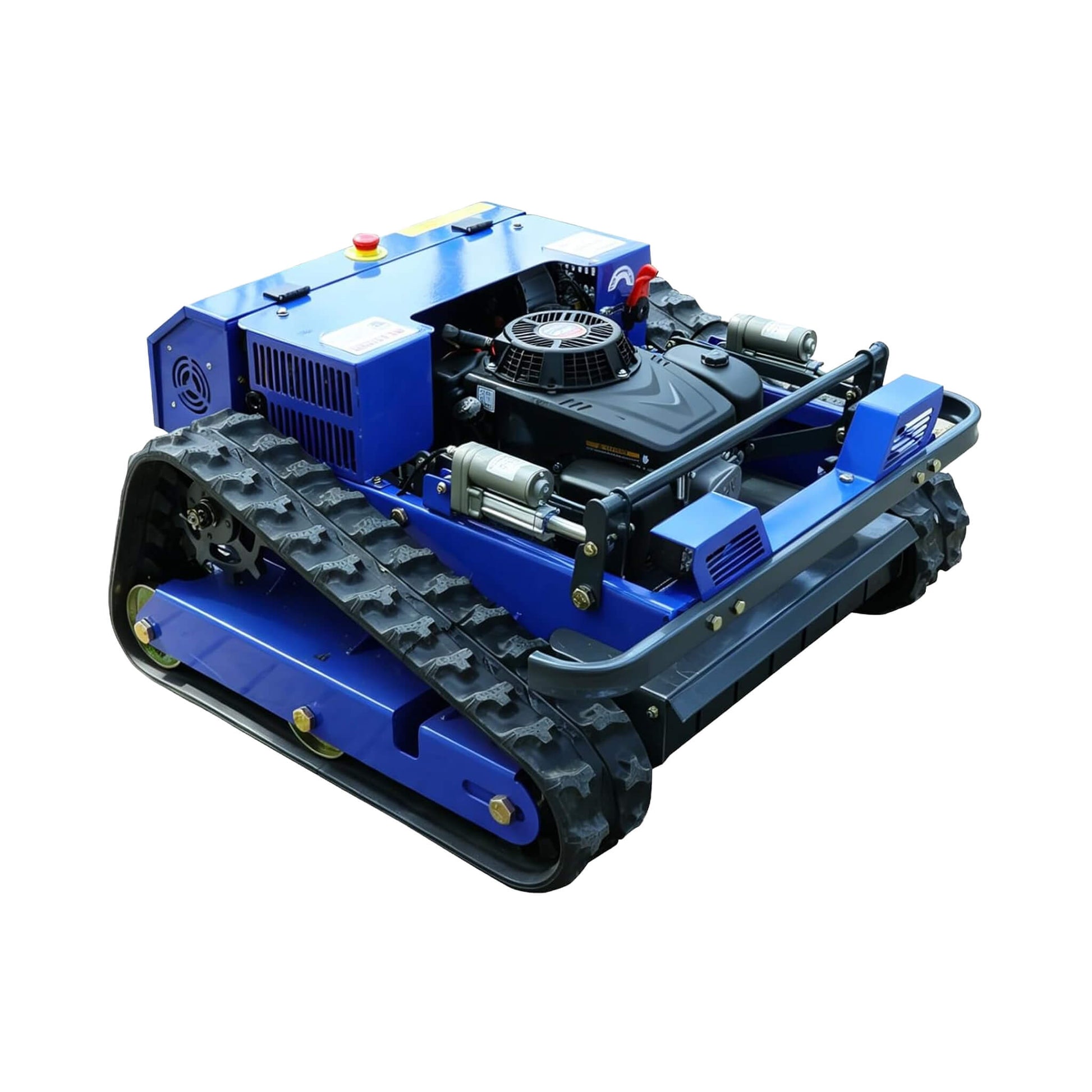 OVK Heavy-Duty 224CC Remote-Controlled Lawn Mower With 21-Inch Deck & Industrial Remote (SAK90831)