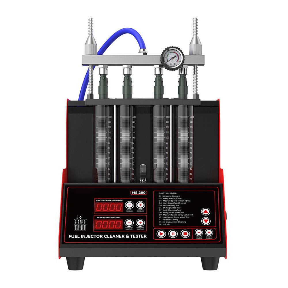 Heavy-Duty Ultrasonic Fuel Gas Injector Car Cleaner Tester Machine, 4 Cylinder (97236540)