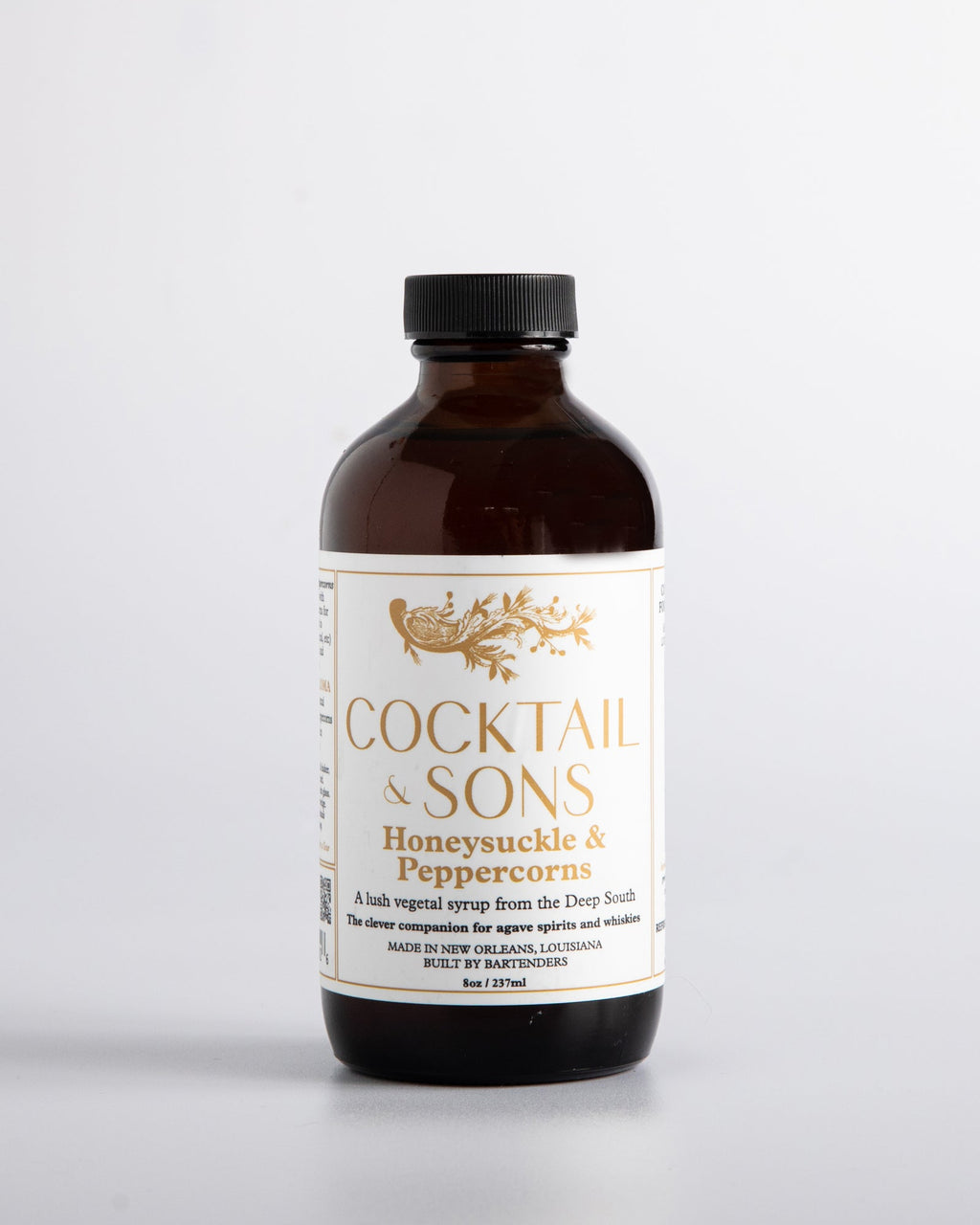 Honeysuckle & Peppercorns Cocktail Syrup | Cocktail & Sons (8oz)