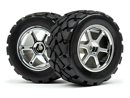 HPI Racing Mounted VT Tire/Wheel Set Recon (4pcs)