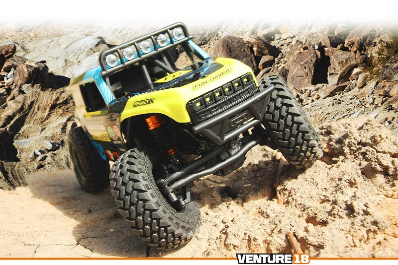 HPI Racing Venture18 U4 Flux Ford Bronco 4400 VGJR RTR Brushless 1/18 Crawler