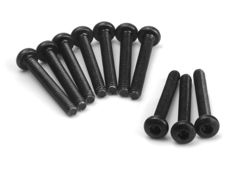 HPI Racing Button Head Screw M2x16mm (Hex Socket/10pcs) 161184
