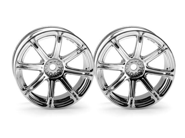 HPI Racing Work Emotion XC8 Wheel 26mm Chrome 6mm Offset