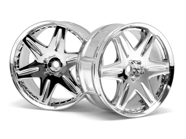 HPI Racing LP32 Wheel Work LS406 Chrome (2pcs)