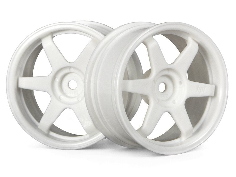 HPI Racing TE37 Wheel 26mm-3mm Offset White