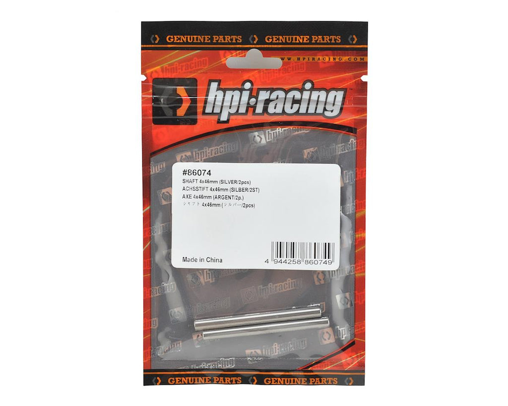 HPI Racing Shaft 4x46mm (Silver) for Savage X (2-Pack)