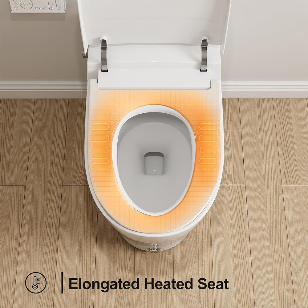 Alora Luxury Automatic Tankless Smart Toilet With Built-In Bidet And Heated Seat (95742613)