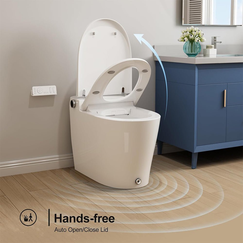 Alora Luxury Automatic Tankless Smart Toilet With Built-In Bidet And Heated Seat (95742613)