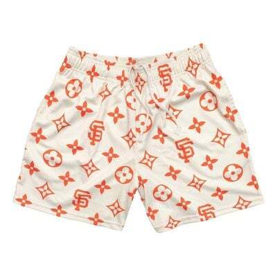 Bravest Studio "San Fransisco" Shorts White/Orange