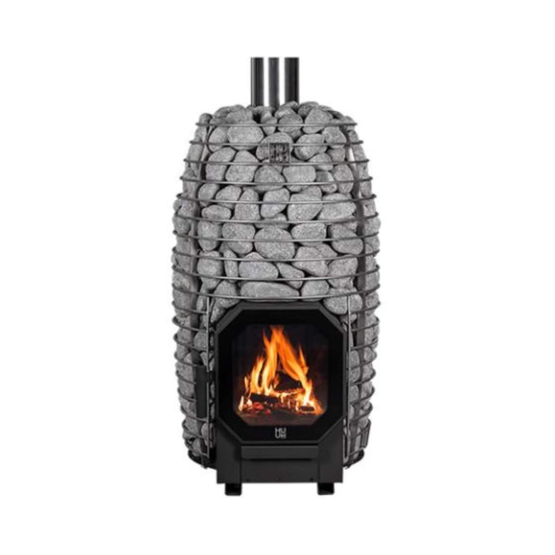 Huum Hive Flow LS 9.8KW Wood-Burning Sauna Stove With Firebox Extension & Sauna Stones [H1016012] (SAK53412)