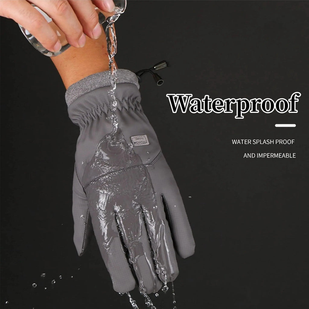 ihuan Winter Gloves Waterproof Windproof Mens Women
