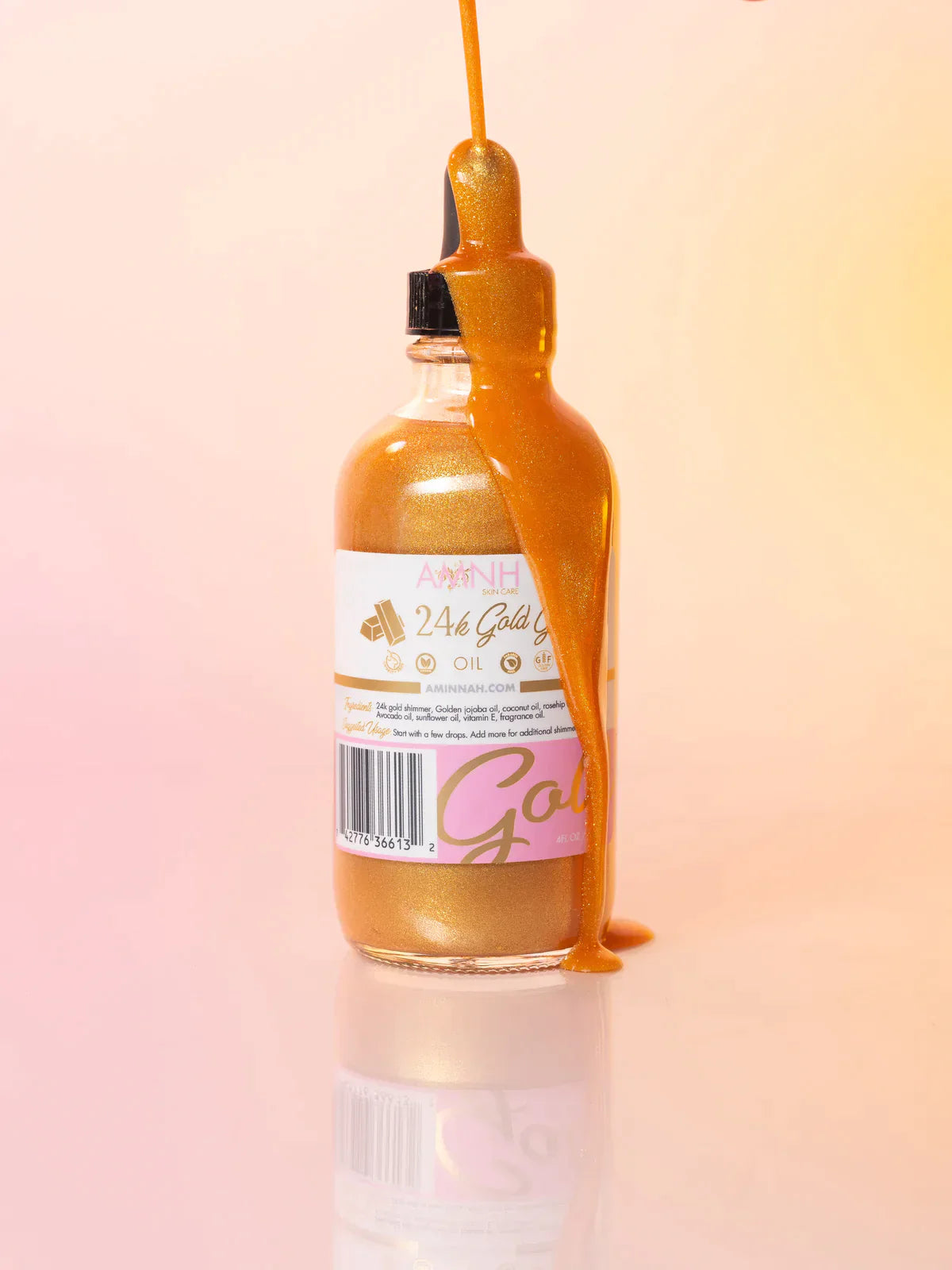 "24K Gold Glow" Body Oil by AMINNAH