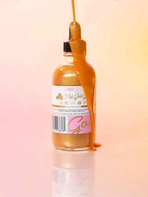 "24K Gold Glow" Body Oil by AMINNAH