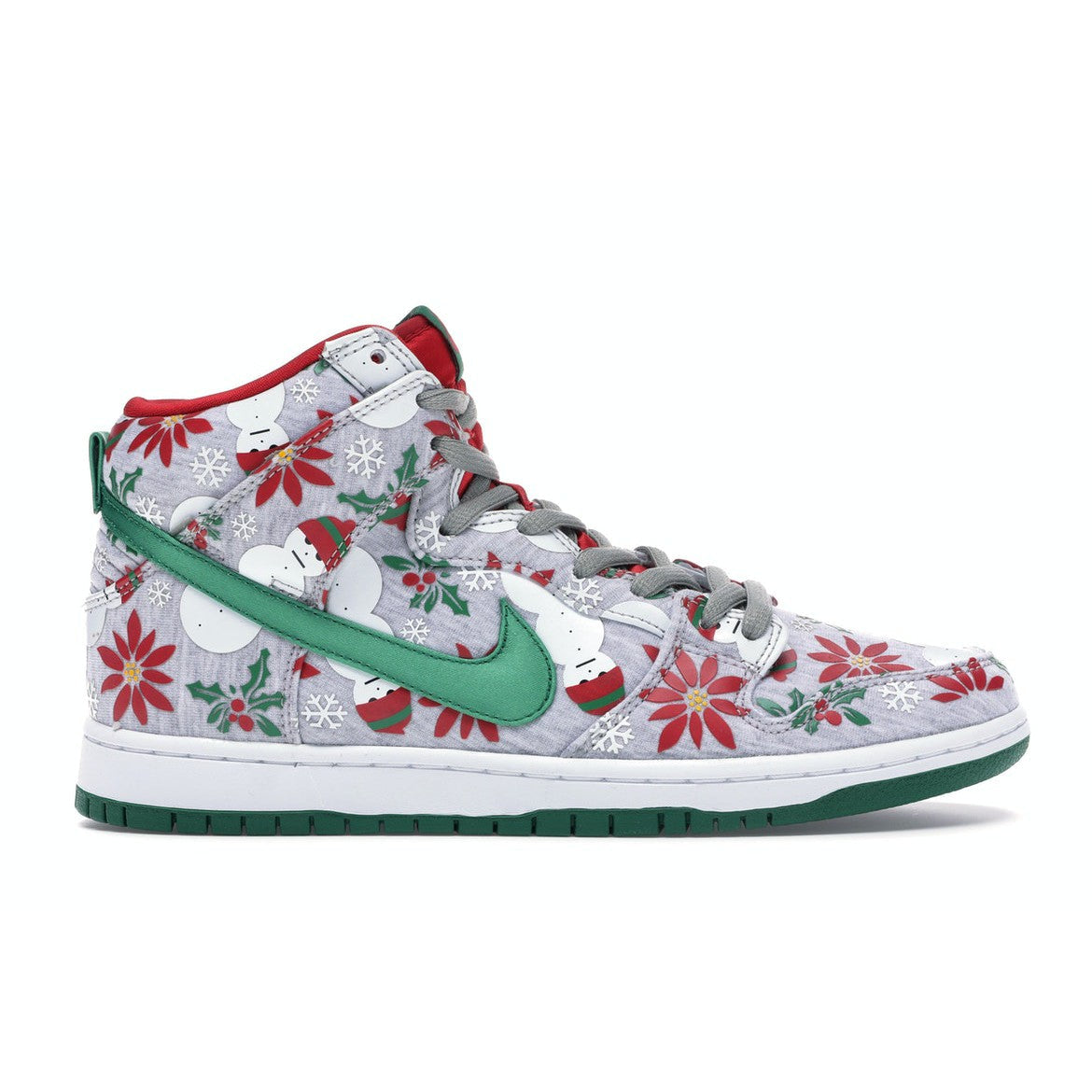 Nike Dunk SB High Concepts Ugly Christmas Sweater Grey