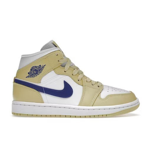 Jordan 1 Mid Lemon Wash Lapis (Women's)