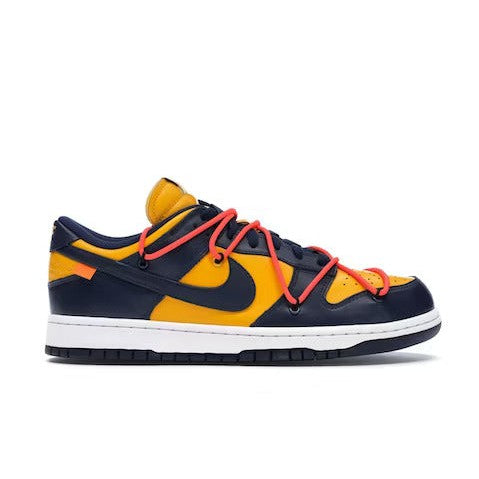 Nike x Off-White Dunk Low "University Gold Midnight Navy"