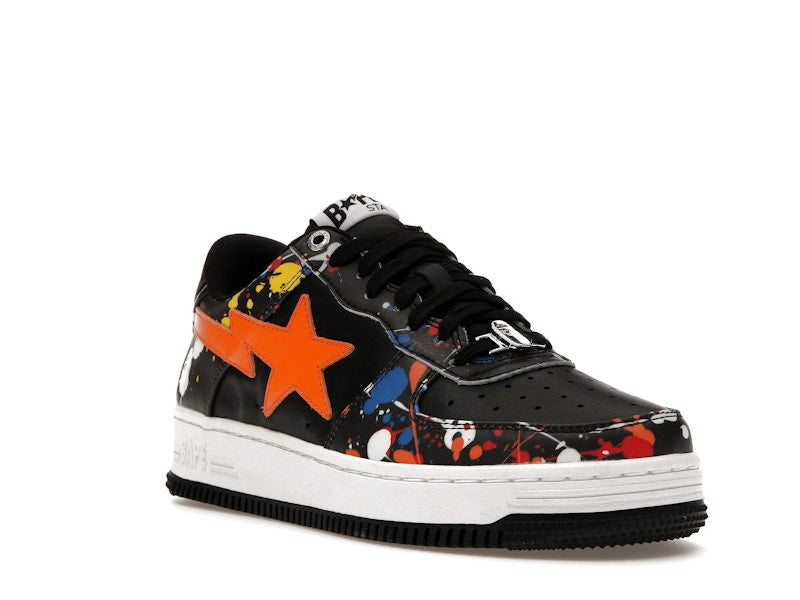 A Bathing Ape Bape Sta Paint Splatter Black