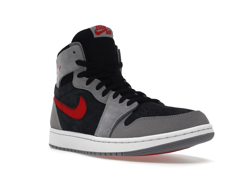 Jordan 1 High Zoom Air CMFT 2 Black Fire Red Cement