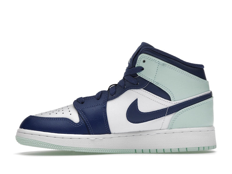 Jordan 1 Mid Mystic Blue Mint (GS)