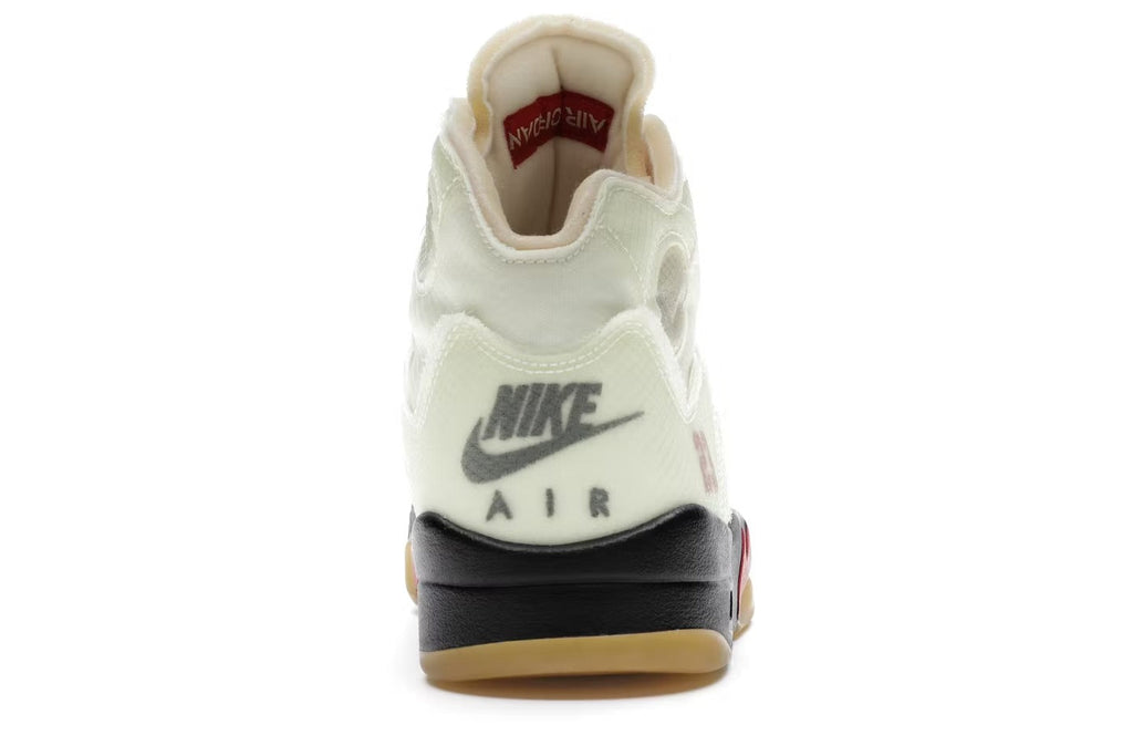 Off White x Air Jordan Retro 5 (Sail)