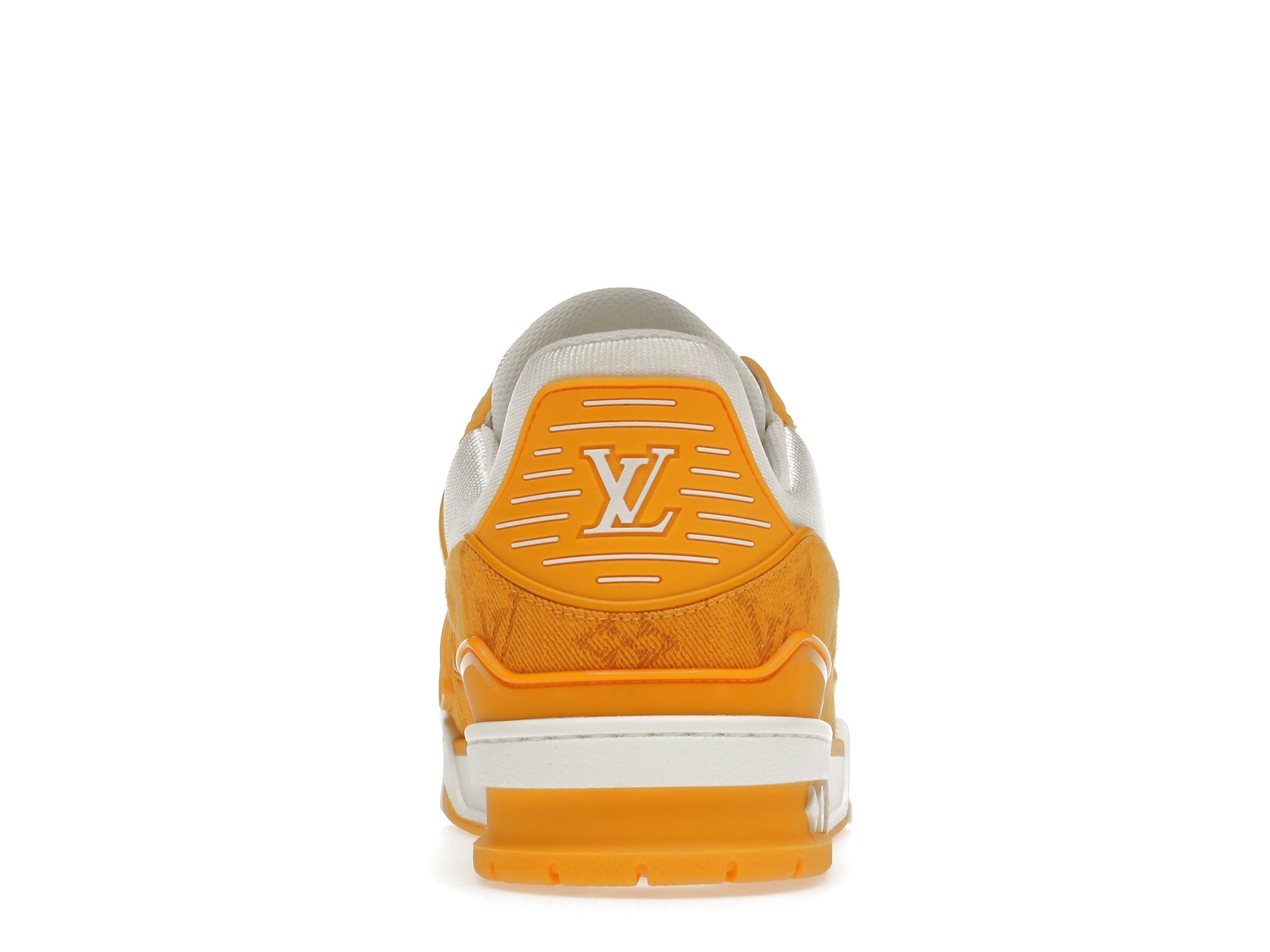 Louis Vuitton Trainer Yellow Monogram Denim White