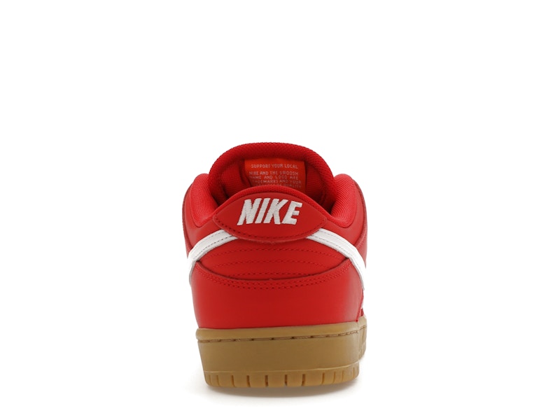Nike SB Dunk Low University Red Gum