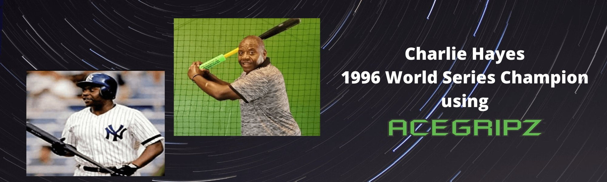 INCREASE EXIT VELOCITY & Bat Speed YOUTH MODEL- ACEGRIPZ Medium Straight Handle- 45mm